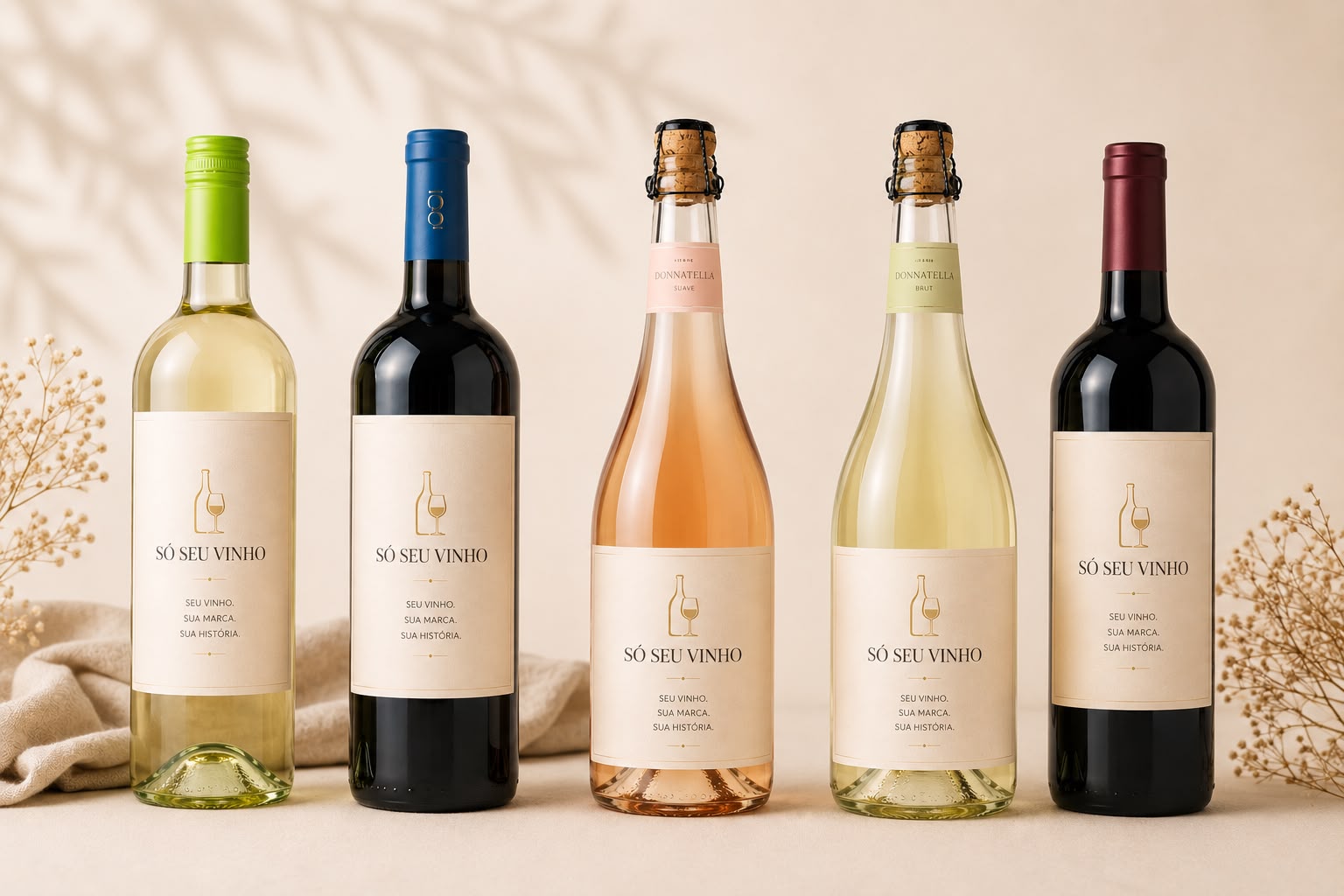 Só Seu Vinho — Seu vinho. Sua marca. Sua história.